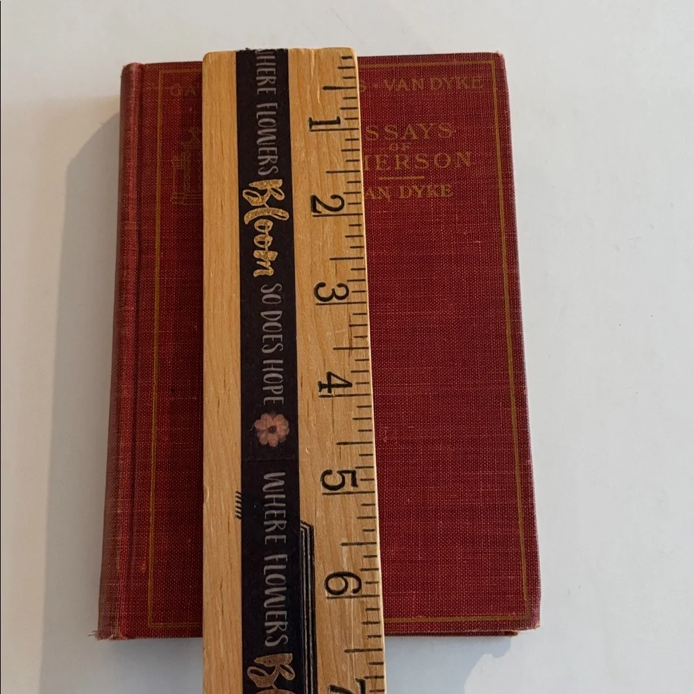 Gateway Series Van Dyke Essays of Emerson by Van Dyke Red Hardcover 1907 1st Ed